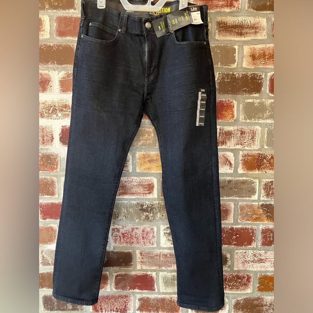 Lee® Mens Extreme Motion Slim Fit Straight Leg Jeans